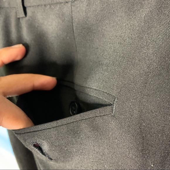 Express- Editor Black Trousers size 6 Regular - Picture 9 of 11